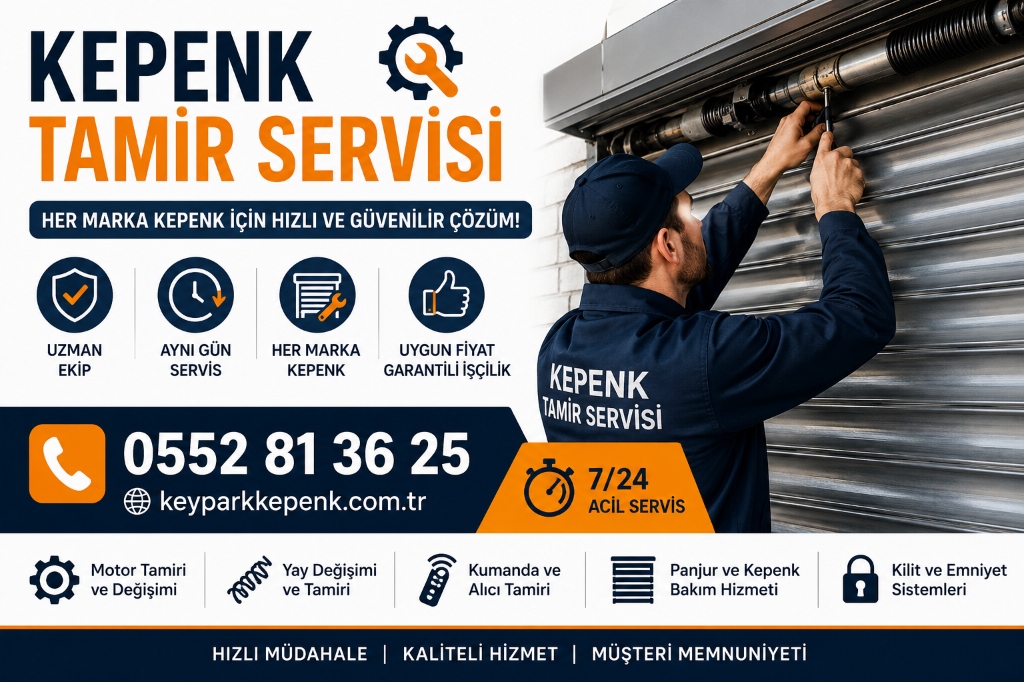 Kepenk Tamir Servisi Broşürü - Hızlı ve Güvenilir Çözüm