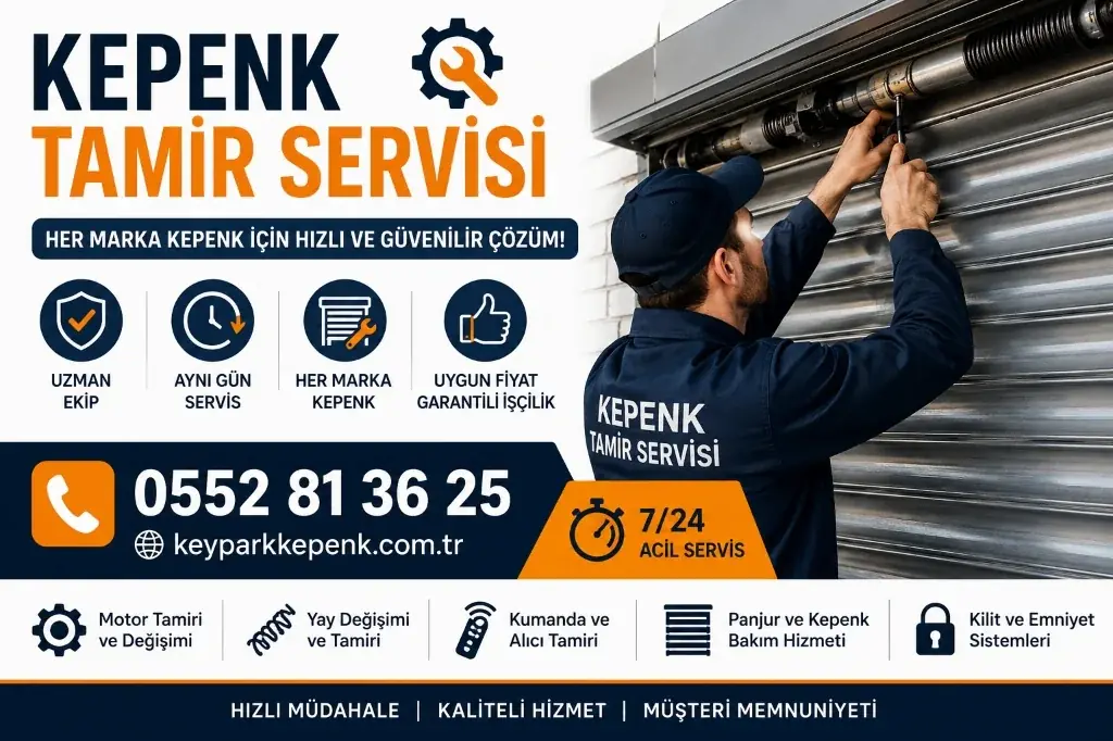 Kepenk Tamir Servisi Broşürü - Hızlı ve Güvenilir Çözüm